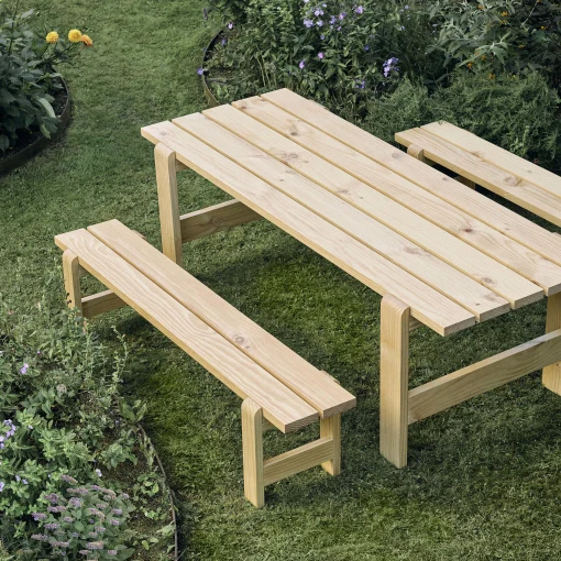 Hay Bank Weekday Holz Natur / L 190 Cm - Holz - Naturpinie Best