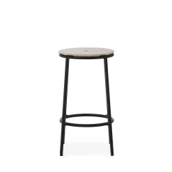Normann Copenhagen Barhocker Circa Holz Natur / H 65 Cm - Eiche - Eiche Natur Shop