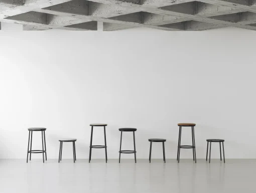 Normann Copenhagen Barhocker Circa Metall / H 65 Cm - Aluminium - Schwarz Cheap