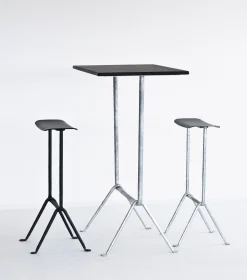 Magis Barhocker Officina Plastikmaterial Schwarz Metall / Polypropylen - H 75 Cm - Galvanisiertes Metall - Schwarz Flash Sale
