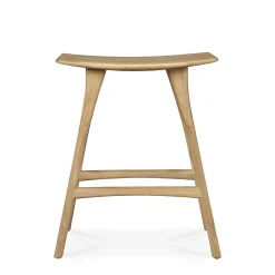 Ethnicraft Barhocker Osso Holz Natur / H 65 Cm - Eiche Natur Sale