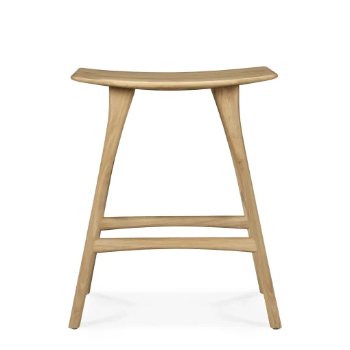 Ethnicraft Barhocker Osso Holz Natur / H 65 Cm - Eiche Natur Sale