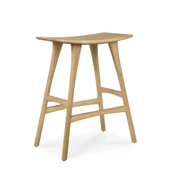 Ethnicraft Barhocker Osso Holz Natur / H 65 Cm - Eiche Natur Sale