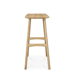 Ethnicraft Barhocker Osso Holz Natur / H 65 Cm - Eiche Natur Sale