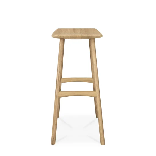 Ethnicraft Barhocker Osso Holz Natur / H 65 Cm - Eiche Natur Sale