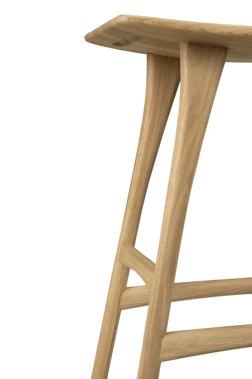 Ethnicraft Barhocker Osso Holz Natur / H 65 Cm - Eiche Natur Sale