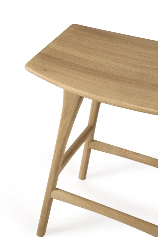Ethnicraft Barhocker Osso Holz Natur / H 65 Cm - Eiche Natur Sale
