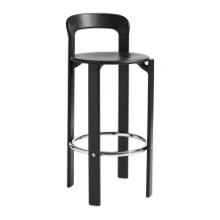 Hay Barhocker Rey Holz/ By Bruno Rey X Dietiker, 1971 - H 75 Cm / Holz - Schwarz Cheap