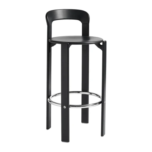 Hay Barhocker Rey Holz/ By Bruno Rey X Dietiker, 1971 - H 75 Cm / Holz - Schwarz Cheap