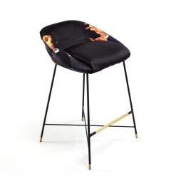 Seletti Barhocker Toiletpaper Textil / - Gepolstert & Velours - H 92 Cm - Bunt Store