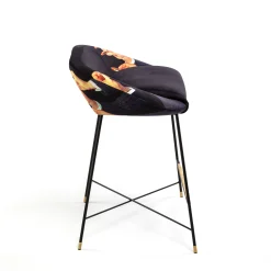 Seletti Barhocker Toiletpaper Textil / - Gepolstert & Velours - H 92 Cm - Bunt Store