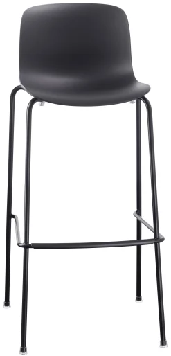 Magis Barhocker Troy Outdoor Metall Plastikmaterial/ Kunststoff & 4 Stuhlbeine Aus Metall - H 75 Cm - Schwarz Best Sale