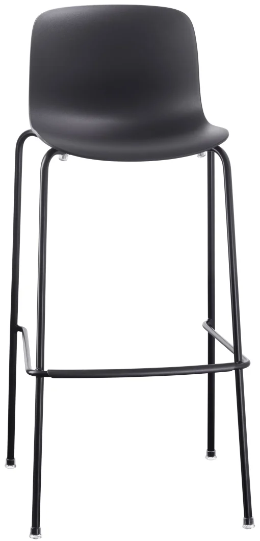 Magis Barhocker Troy Outdoor Metall Plastikmaterial/ Kunststoff & 4 Stuhlbeine Aus Metall - H 75 Cm - Schwarz Best Sale