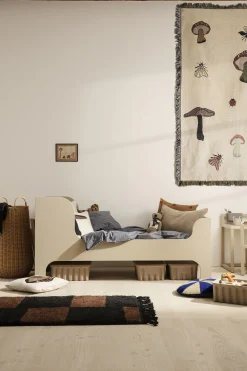 Ferm Living Barriere  Holz Beige Für Kinderbett Sill / L 50 Cm - Kaschmir Beige New