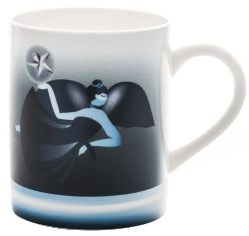Alessi Becher Blue Christmas Keramik Blau - Blau - Weis Best