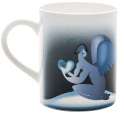 Alessi Becher Blue Christmas Keramik Blau - Blau - Weis Flash Sale