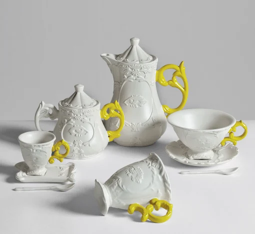 Seletti Becher I-Mug Keramik Weis - Orange Sale