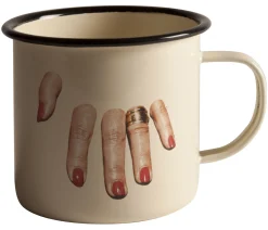 Seletti Becher Toiletpaper / Doigts Coupes Metall Bunt - Best Sale