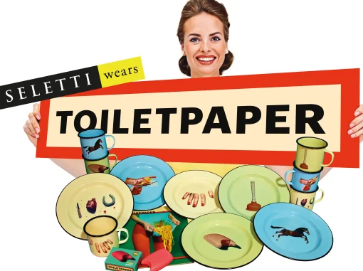 Seletti Becher Toiletpaper / Doigts Coupes Metall Bunt - Best Sale