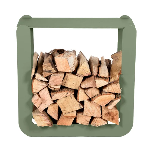 Fermob Behalter Fur Holzscheite Nevado Metall Grun / Hocker - L 60 X H 60 Cm - Kaktus Best Sale