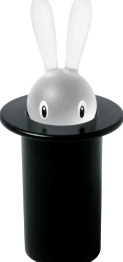 Alessi Behalter Fur Zahnstocher Magic Bunny Plastikmaterial- Schwarz Best