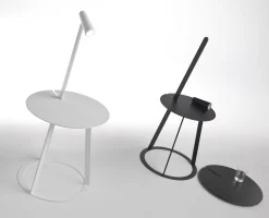 Horm Beistelllampe Albino / Led-Lampe - O 41 Cm - Schwarz Clearance
