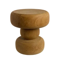 Pols Potten Beistelltisch Between/ Handgeschnitztes Holz - Holz Natur New