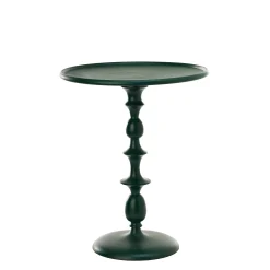 Pols Potten Beistelltisch Classic Metall Grun / O 46 X H55 Cm - Aluminiumguss - Dunkelgrun Sale