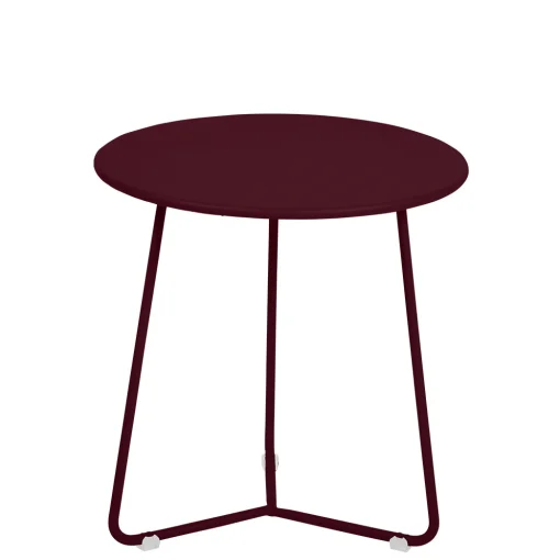 Fermob Beistelltisch Cocotte Metall Rot / Hocker - O 34 X H 36 Cm - Cerise Noire Sale
