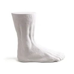 Seletti Beistelltisch Colossus Corian/ O 22 X H 49 Cm - Glasfaser - Weis Cheap