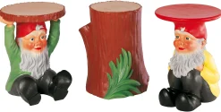 Kartell Beistelltisch Gnomes Plastikmaterial Gelb - Gelb - Rot - Schwarz New