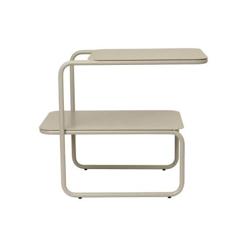 Ferm Living Beistelltisch Level Metall Beige / 55 X 35 Cm - Metall - Kaschmir Beige Discount