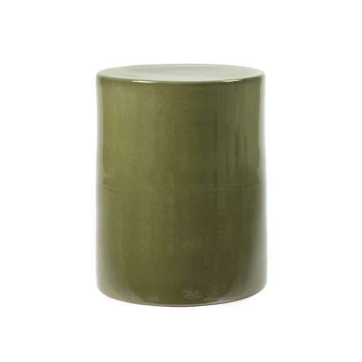 Serax Beistelltisch Pawn Keramik/ Hocker - O 37 X H 46 Cm - Keramik - Grun Fashion
