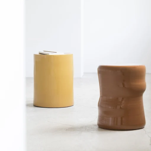 Serax Beistelltisch Pawn Keramik/ Hocker - O 37 X H 46 Cm - Keramik - Grun Fashion