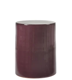 Serax Beistelltisch Pawn Keramik/ O 37 X H 46 Cm - Glasierte Terrakotta - Violett Hot
