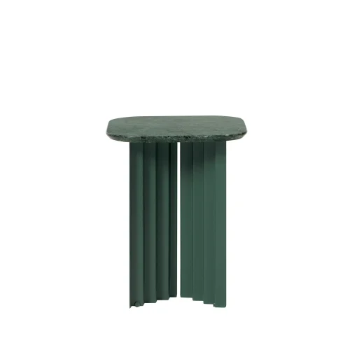 RS BARCELONA Beistelltisch Plec Small Stein/ Marmor - 37 X 37 X H 45 Cm - Grun Best