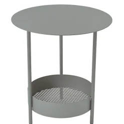 Fermob Beistelltisch Salsa Metall Grau / O 50 X H 50 Cm - Gris Lapilli Hot