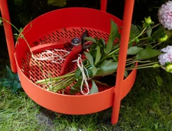 Fermob Beistelltisch Salsa Metall Rot / O 50 Cm X H 50 Cm - Mohnblume Cheap