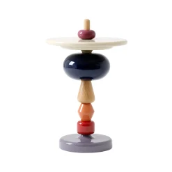 &tradition Beistelltisch Shuffle Mh1 Holz Bunt / Holz - Veranderbar - O 45 X H 69 Cm - Bunt - Eiche Hell Best Sale