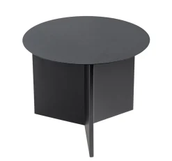 Hay Beistelltisch Slit Metal Basse Metall/ O 45 Cm X H 35,5 Cm - Schwarz Fashion