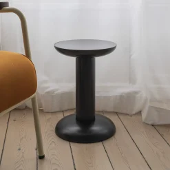 raawii Beistelltisch Thing Metall/ Hocker - By George Sowden / Recycling-Alu - Schwarz Cheap