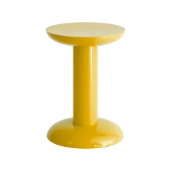 raawii Beistelltisch Thing Metall/ Hocker - By George Sowden / Recycling-Alu - Gelb Store