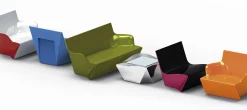Slide Beleuchteter Sessel Kami Ichi Outdoor Plastikmaterial Mit Beleuchtung - Fur Innen Und Außen - Weis Online