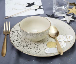 Bloomingville Besteck Set  Metall / 4-Teilig - Stahl - Gold Fashion
