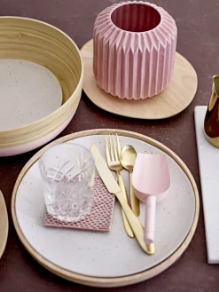 Bloomingville Besteck Set  Metall / 4-Teilig - Stahl - Gold Fashion