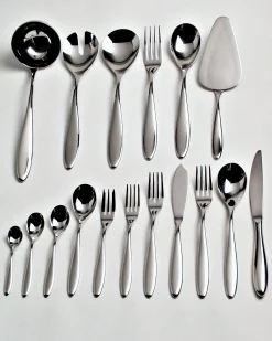 Alessi Besteckgarnitur Mami Metall 24 Tlg. - Stahl Poliert Discount