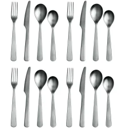 Normann Copenhagen Besteckgarnitur Normann Metall Set Mit 16 Teilen - Mattmetall Store