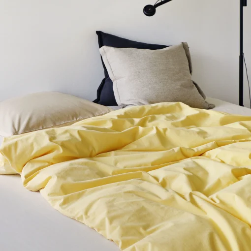 Hay Bettbezug 240 X 220 Cm Duo Textil Gelb / Oeko-Tex-Baumwolle - Jaune Lumineux Best Sale