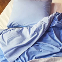 Hay Bettbezug 240 X 220 Cm Duo Textil Blau / Oeko-Tex-Baumwolle - Himmelblau Best