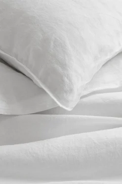 Au Printemps Paris Bettbezug 140 X 200 Cm  Textil/ 140 X 200 Cm - Leinen Gewaschen - Weis Fashion